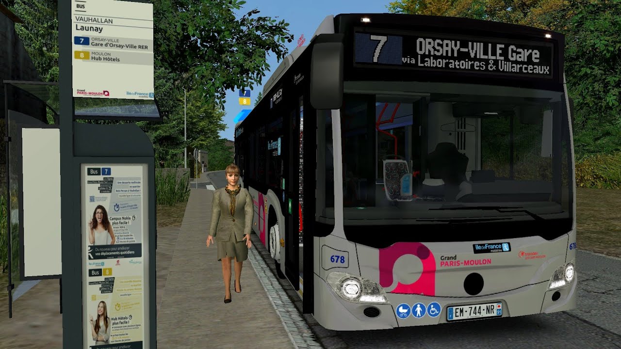 Omsi 2 Addon Grand Paris-Moulon - Route 7 Bois Person - Orsay - Ville Gare (PC)