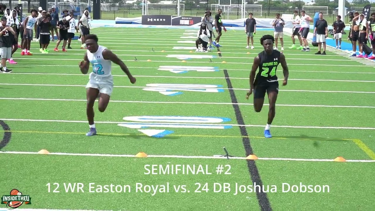 2027 Speedsters Race in 40-Yard Dash Competition at UA Future 50 ft. Easton Royal & John Meredith