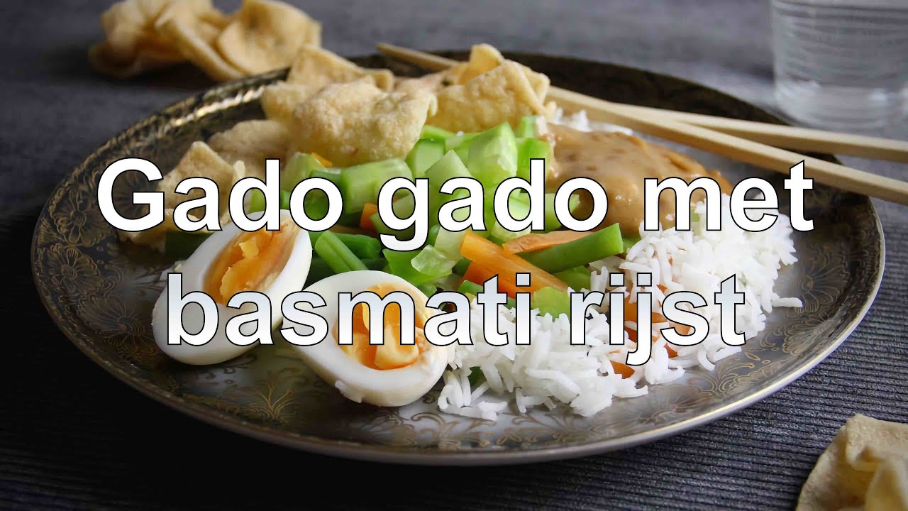 Gado gado met basmati rijst recept