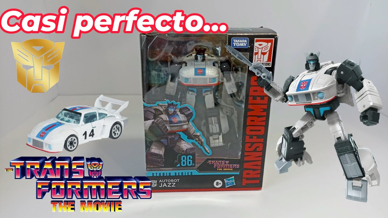 Transformers Studio Series 86 Jazz Unboxing Revisión Transformación y Comparativa. Español Latino