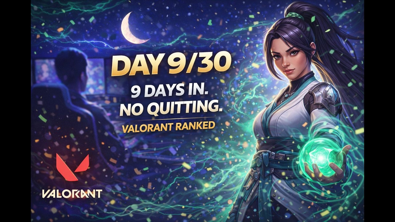 🌙 Day 9/30 – Still No Breaks | Valorant Ranked | RixSton Live