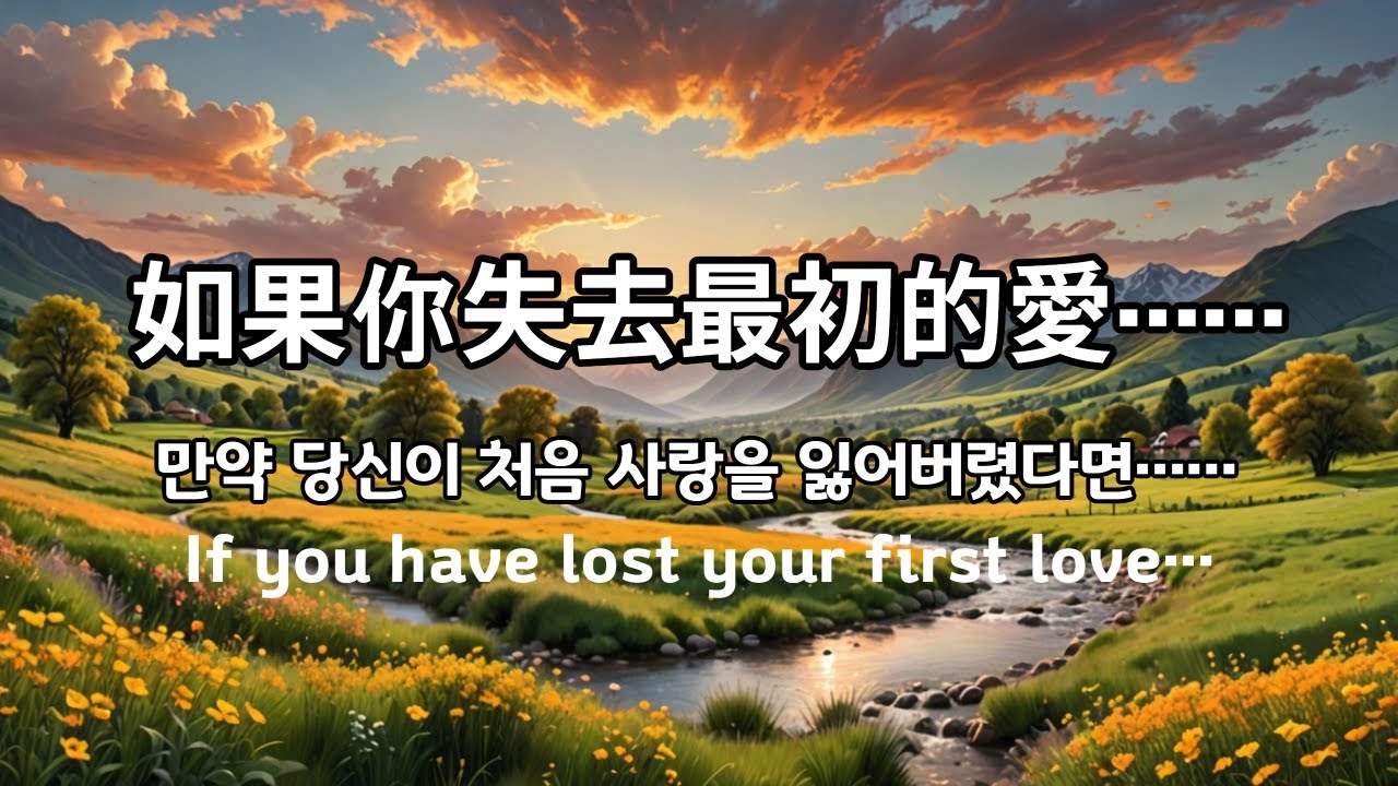 262 回到起初的爱:主深切的呼唤(启示录 2:4–5), Return to Your First Love: The Lord’s Urgent Call, 다시 처음 사랑으로(계 2:4–5)