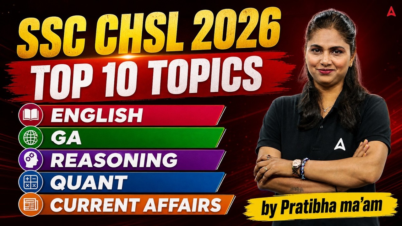SSC CHSL 2026 | SSC CHSL Syllabus & Top 10 High Weightage Topics | SSC CHSL 2026 Preparation