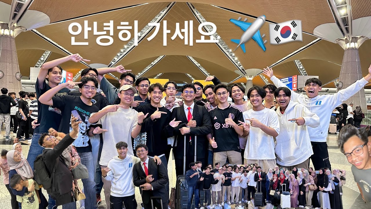 안녕히 가세요! ✈️🇰🇷 | A New Journey Begins! 🎓✨” BYE BYE