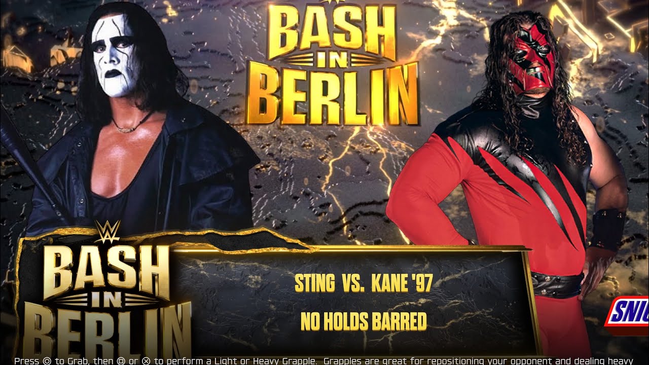 WWE 2K25 - Sting vs Kane | Extreme No Holds Barred Match | PS5