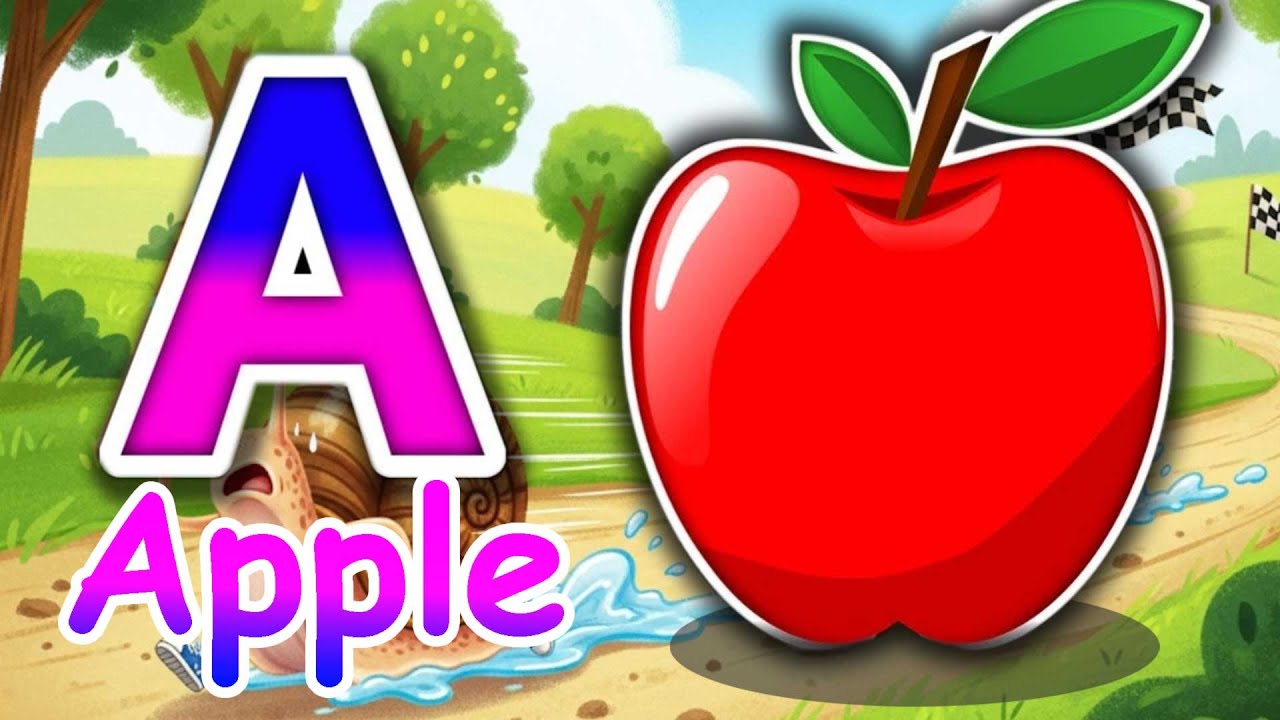 ABC Alphabet Song Phonics Word for Children Sounds and Actions from A to Z, A for Apple B for Boy 9