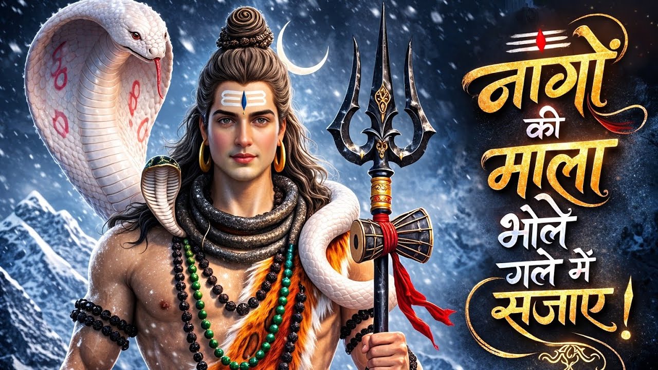 🕉️ नागों की माला भोले गले में सजाए | New Mahadev Bhajan | Bholenath Song | Har Har Mahadev