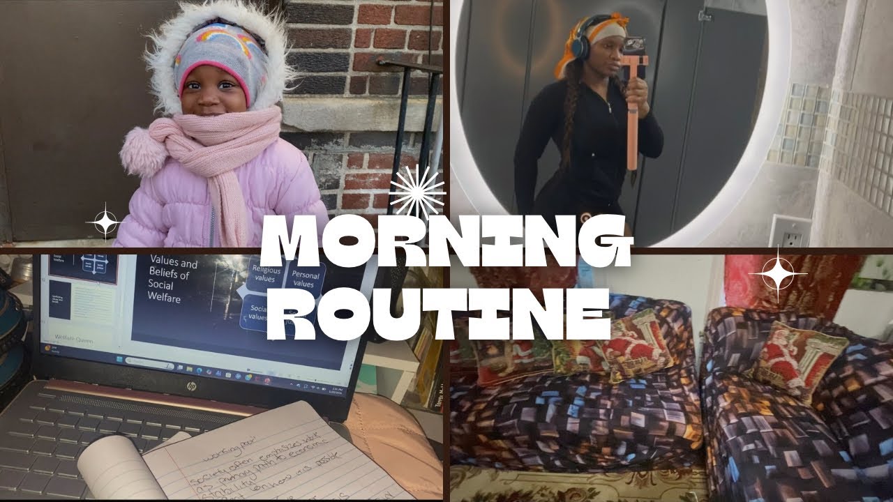 MY 6AM MORNING ROUTINE | DAYCARE, SCHOOL, GYM , AND MORE
