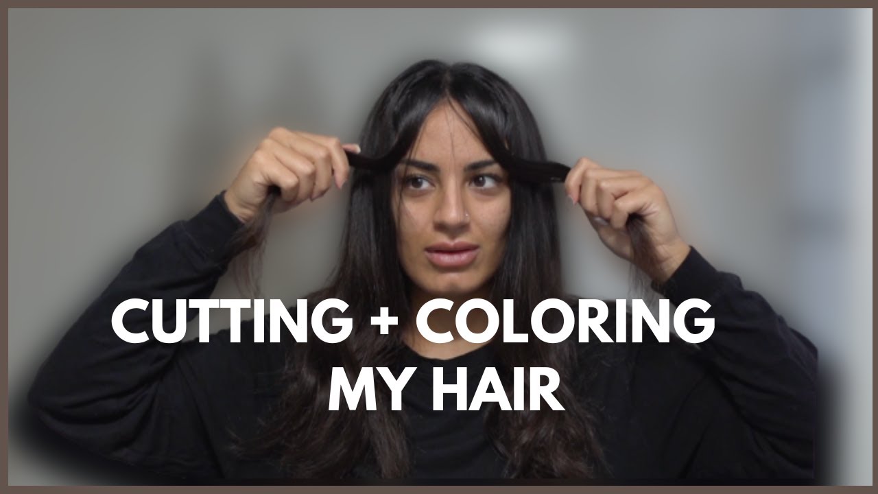 CUTTING AND COLORING MY HAIR (at home). I hope Brad Mondo never comes across this video