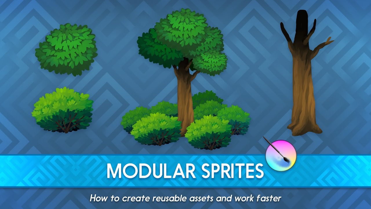 🔴[LIVE] How to make modular 2d game sprites