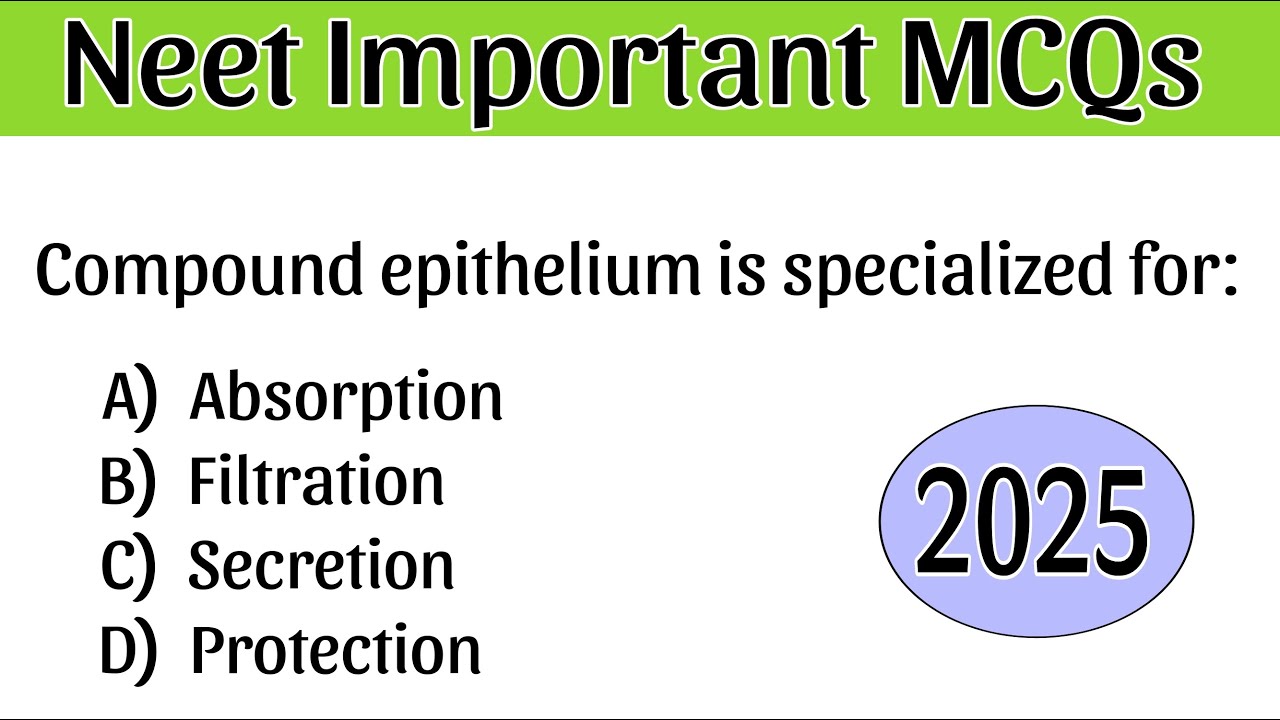 Neet 2025 Biology | Most Repeated Questions Of Biology | Neet Mock Tests