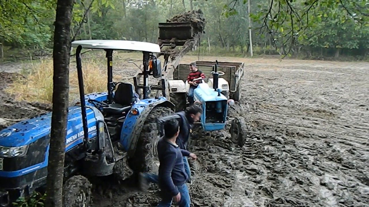 Ford 3600 ile koca tarlada o çamurda dönemeyen masum köylü :)