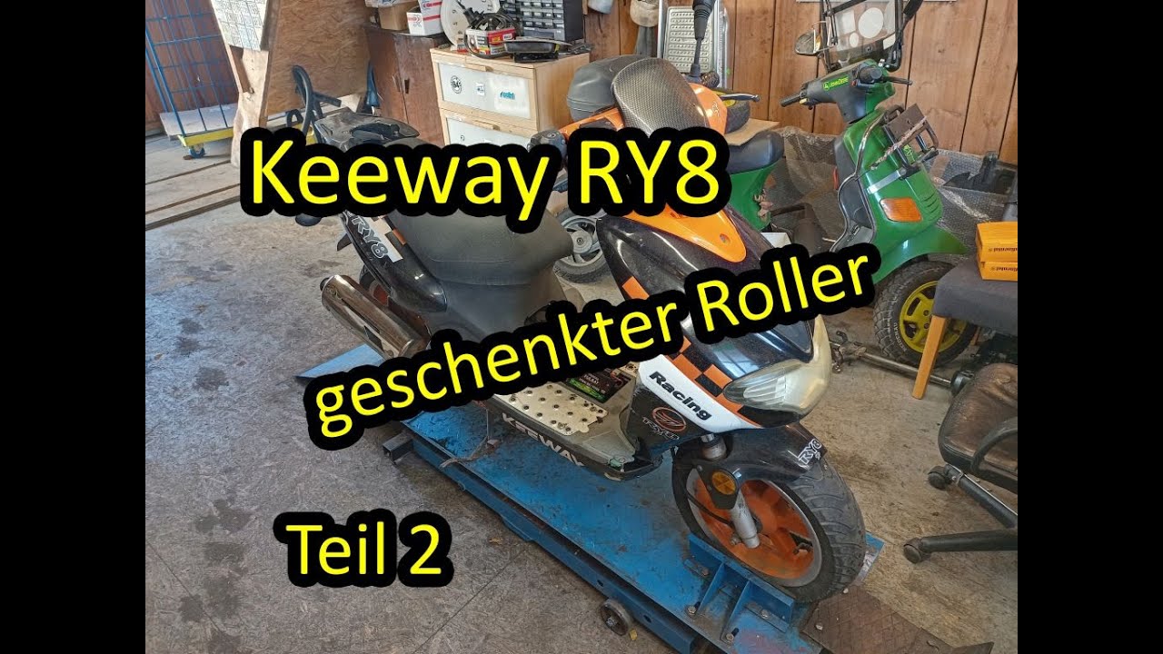 Keeway RY8 | ich habe einen Roller geschenkt bekommen | Reparaturen und erste Fahrt | Teil 2