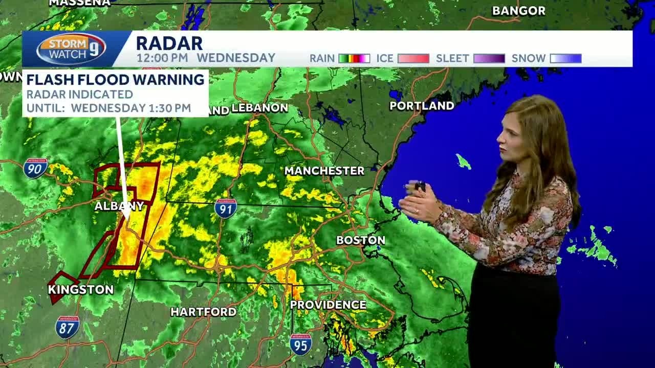 Video: Heavy rain could cause flash flooding