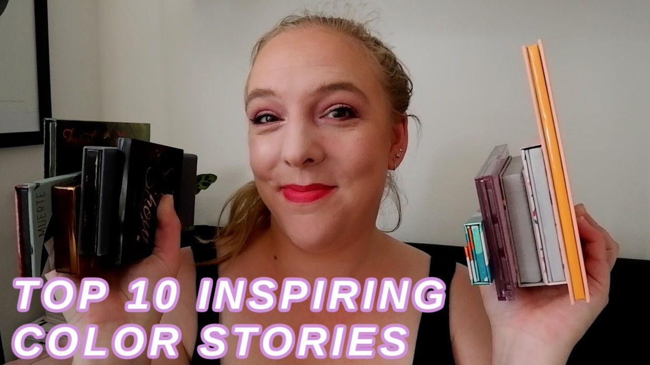 TOP 10 INSPIRING COLOR STORIES // Best layouts of eyeshadow palettes