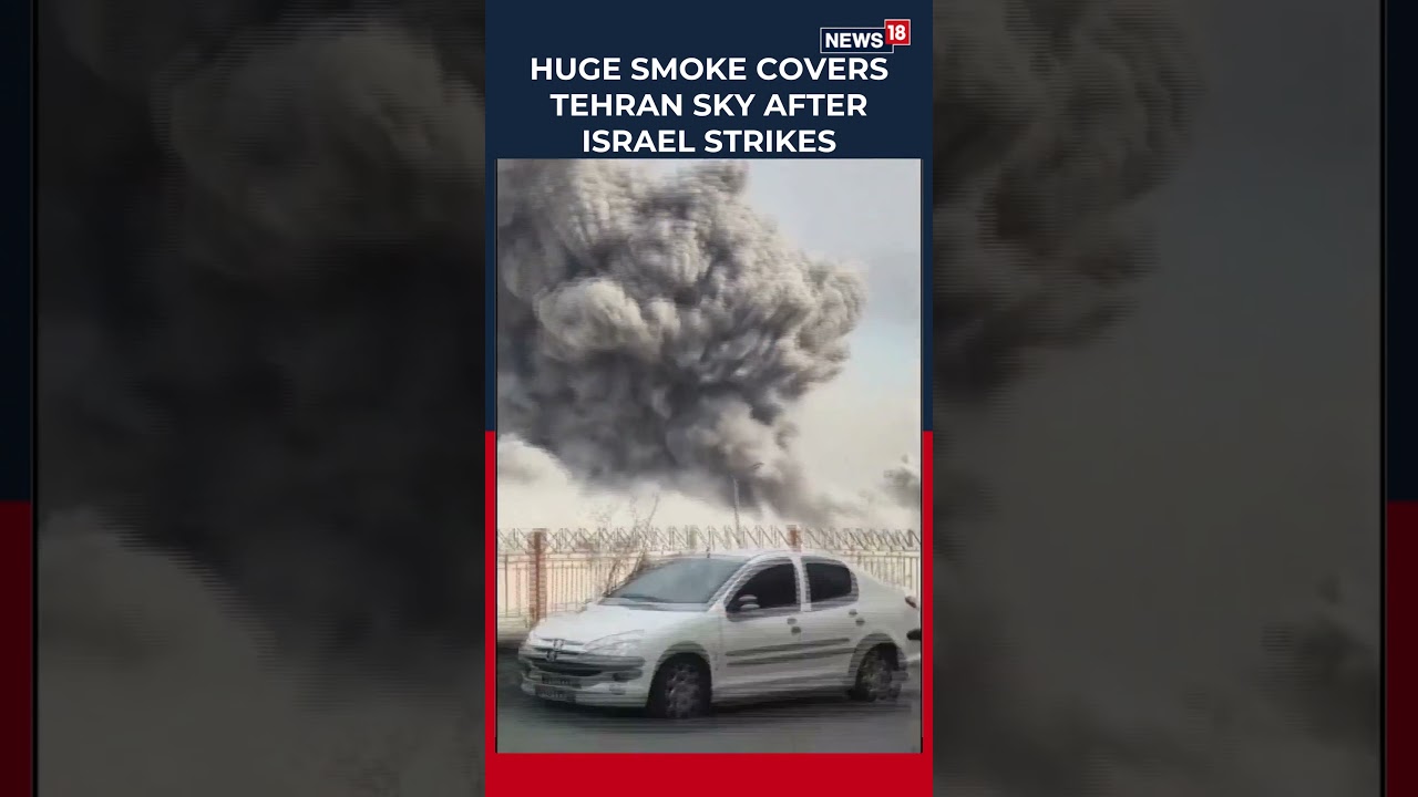 Smoke Rises Over Tehran Sky After Israeli and US Strikes on Iranian Command Centers | Iran | N18S