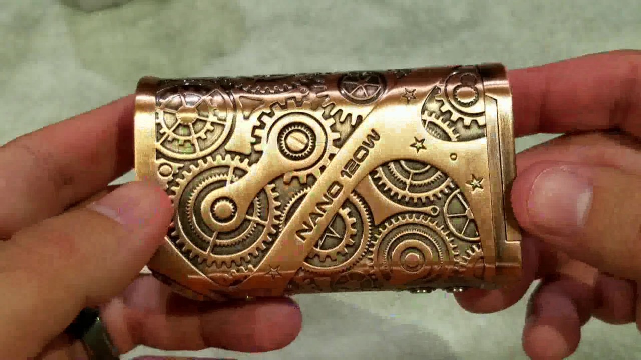 Teslacigs (Tesla) nano 120 steampunk review and tech test