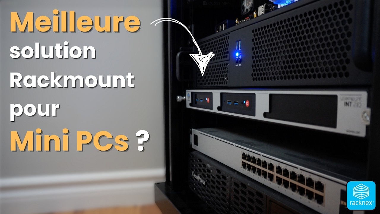 La solution PRO pour intégrer vos NUCs dans votre rack ! @racknex & Review