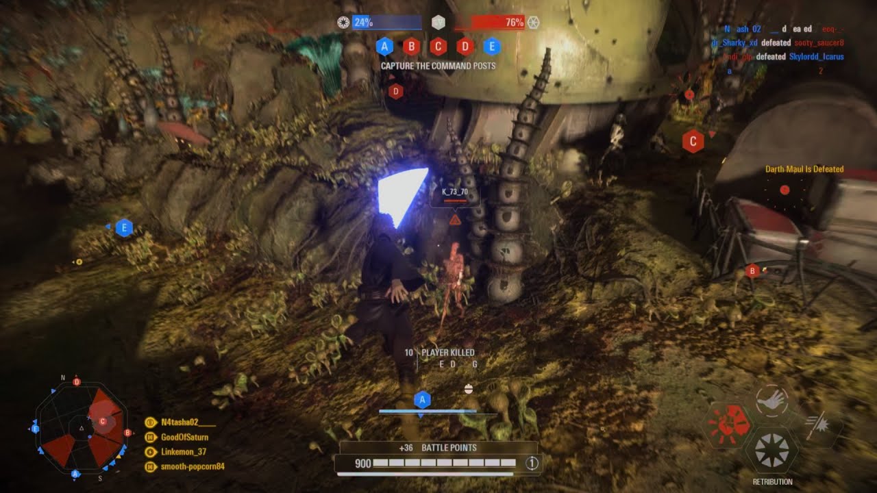 Anakin's Clones must have been ill this match