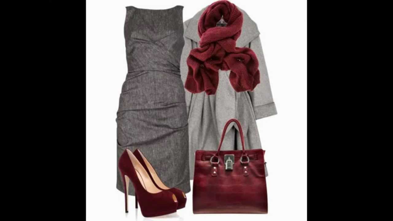 como combinar un vestido gris