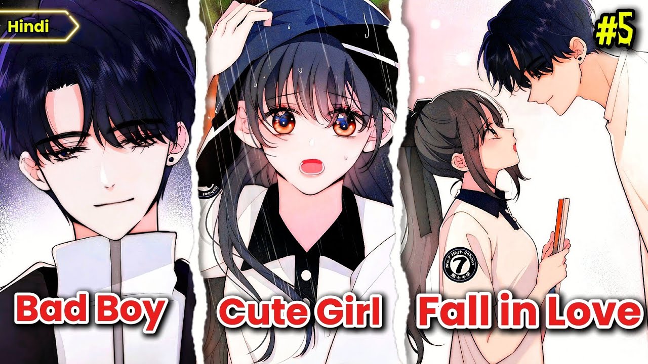 Bad Boy And Cute Girl Love Story Manhwa Explained In Hindi 💗 |Manhua In Hindi | Season 2, Ep 5