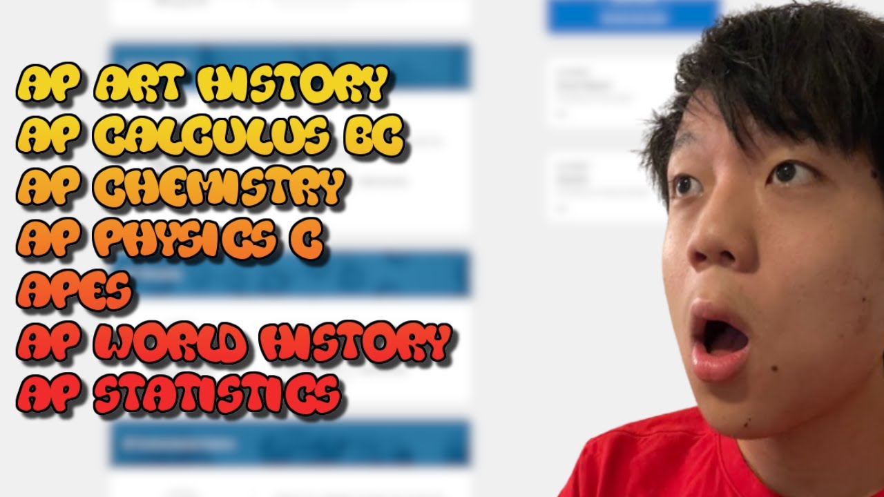 Reacting to my 2024 AP Exam scores ! - 7 tests (Sophomore Year)