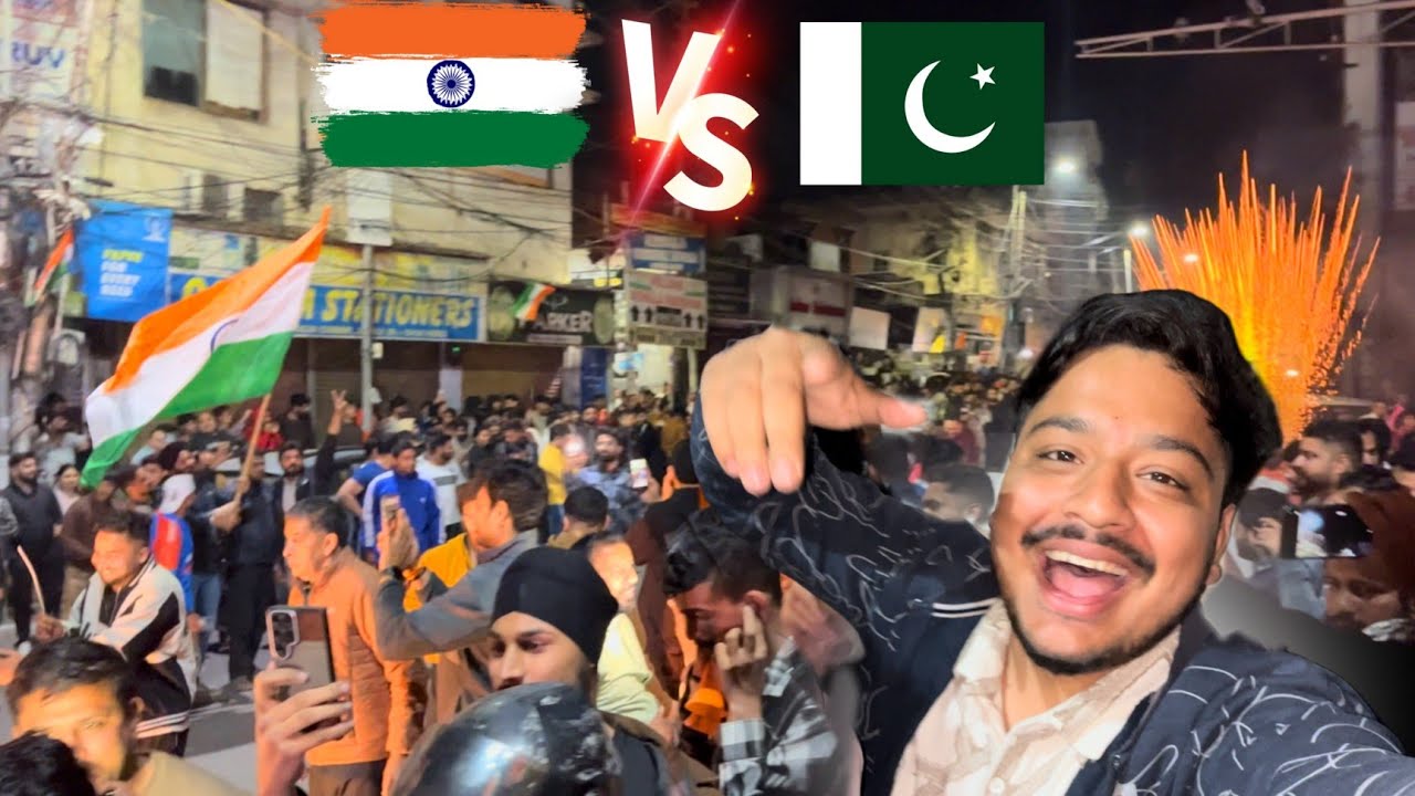 India Vs Pakistan || India Victory Celebration In Jammu 🔥