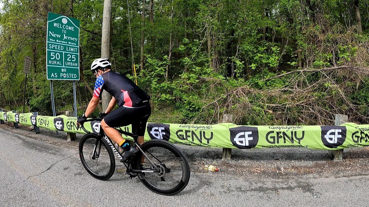 Cycling Route 9W South of Alpine New Jersey | GFNY NYC Pre Race Day Ride
