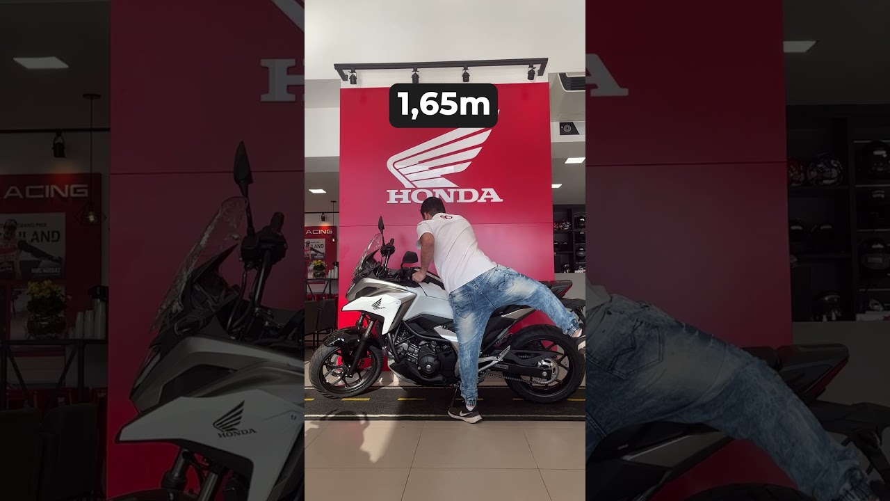 DIFERENTES ALTURAS NA NC 750X! #shorts