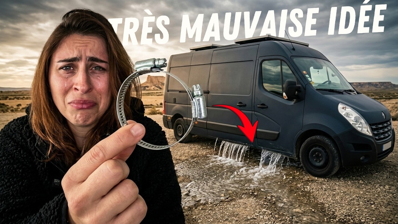 J’AI INONDÉ MON VAN à cause de ça… (erreur circuit d'eau)