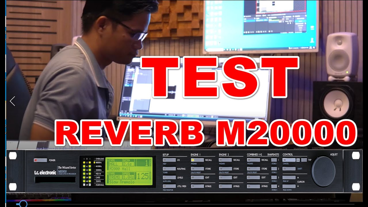 Test Setup vang  Reverb TC M2000