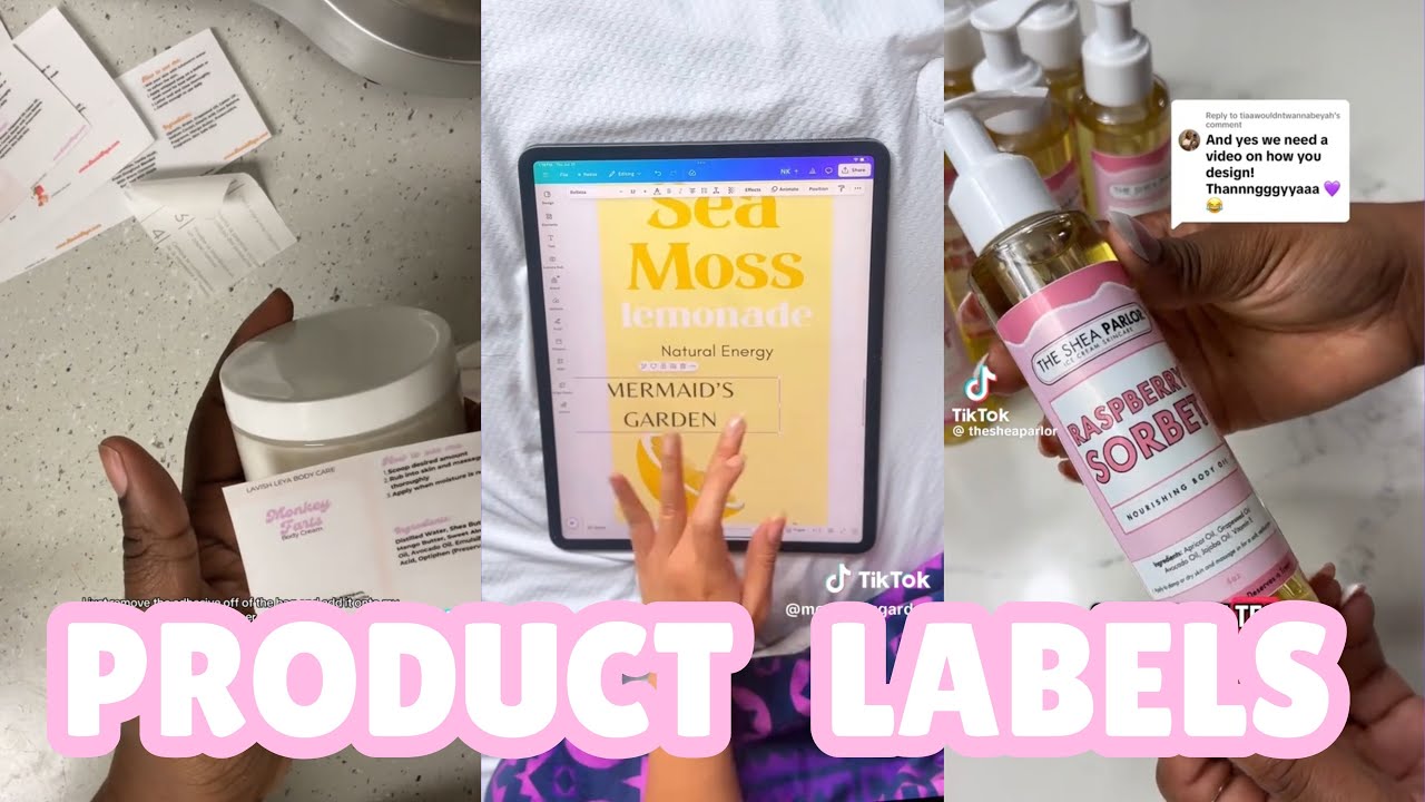 How To Design Product Labels on Canva 🧴🕯️From Sketch to Final Design