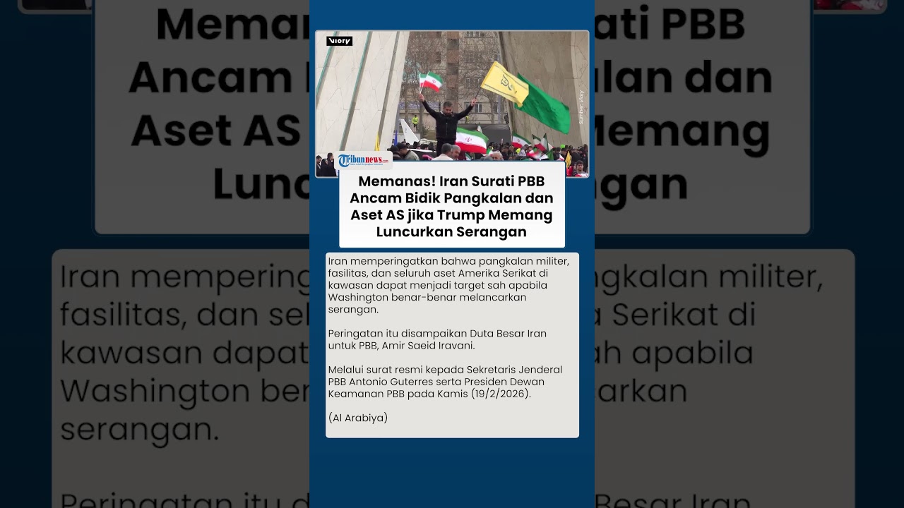 Memanas! Iran Peringatkan AS Lewat Surat, Pangkalan dan Situs Militer Bakal Jadi Target Sah