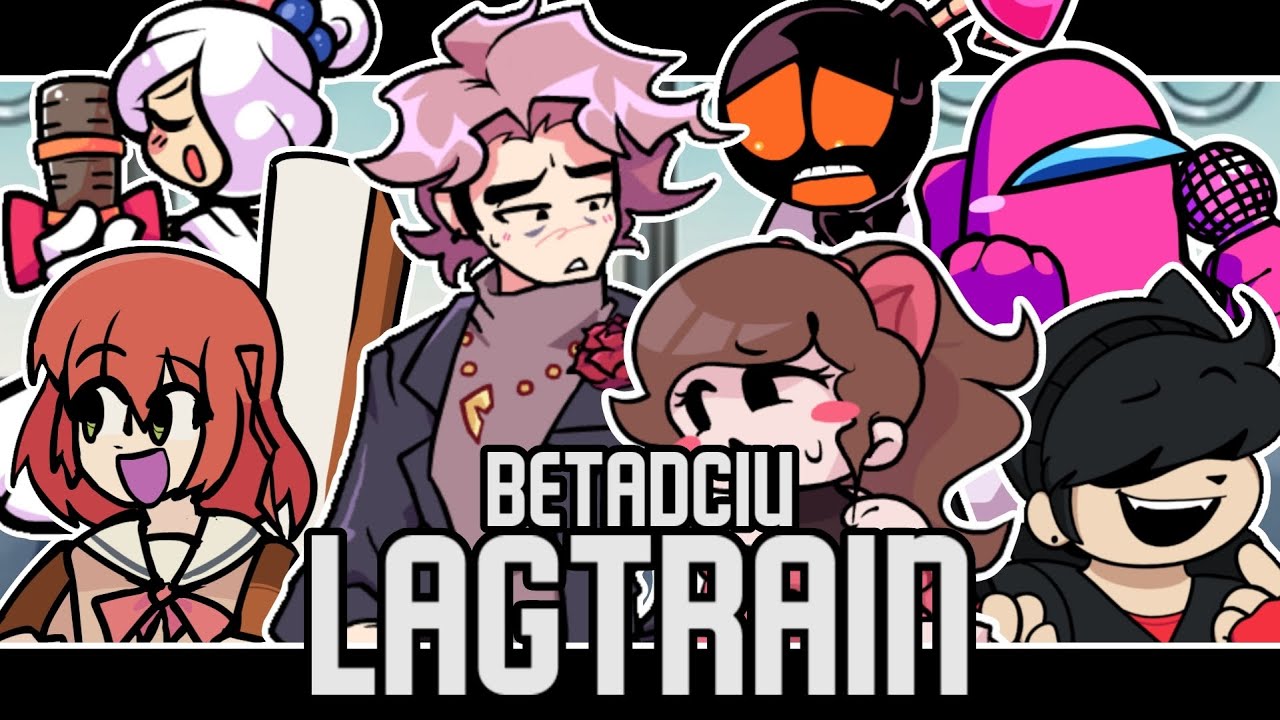 Lagtrain but Everyone sings it | FNF Soft V2 (FNF BETADCIU Cover)