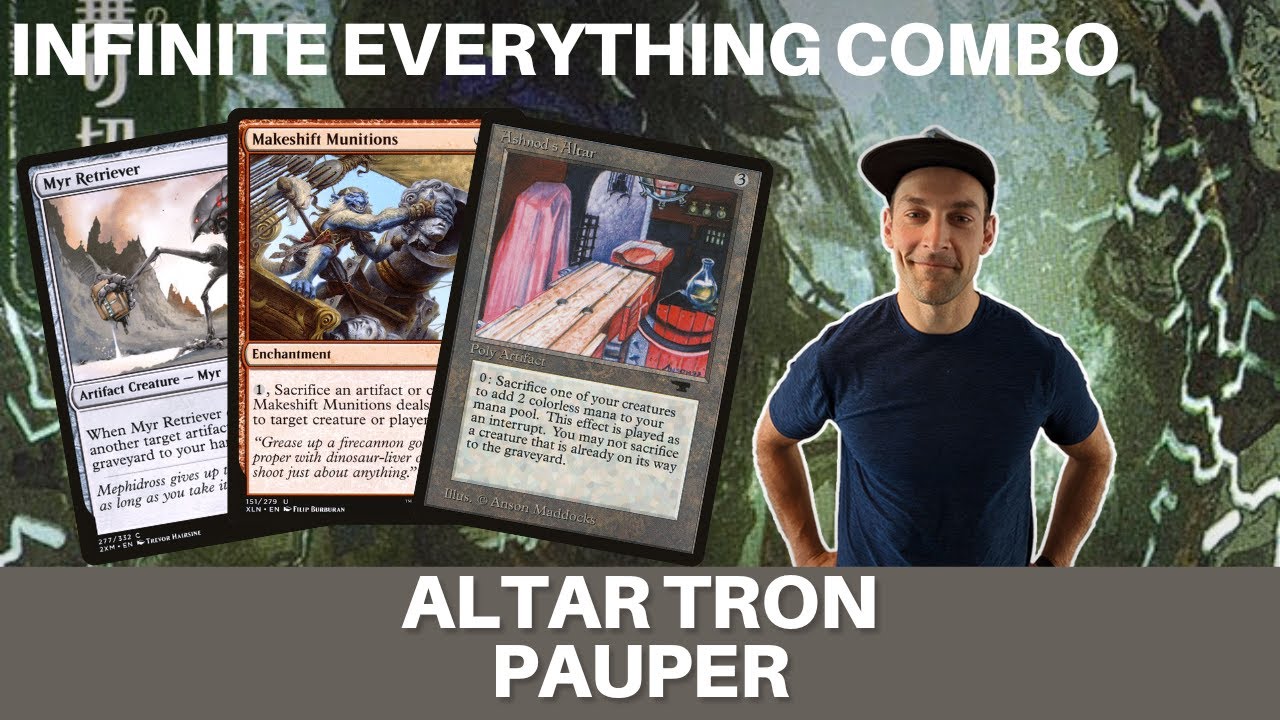 Infinite Everything! Draw your deck, damage, lifegain, and 3/3s everywhere Altar Tron | MTG Pauper