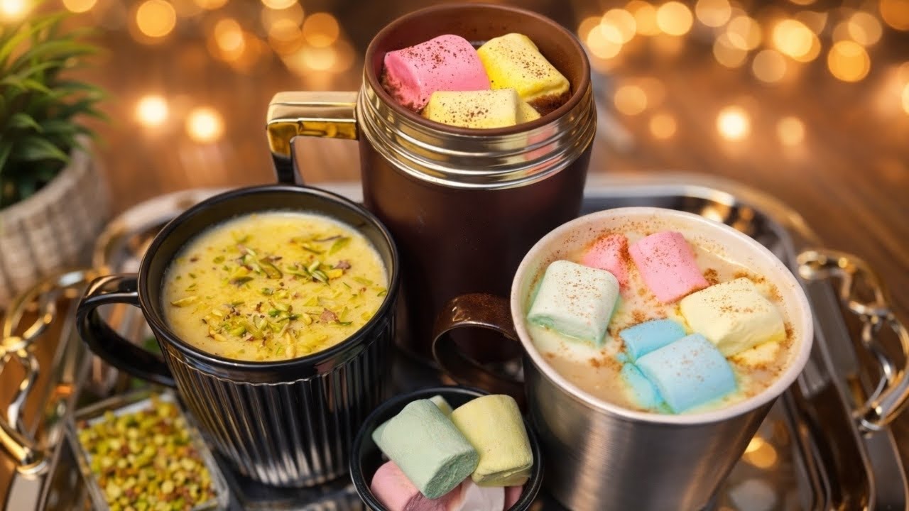 3 Types of Hot Milk Drinks | سردی سپیشل گرم دودھ
