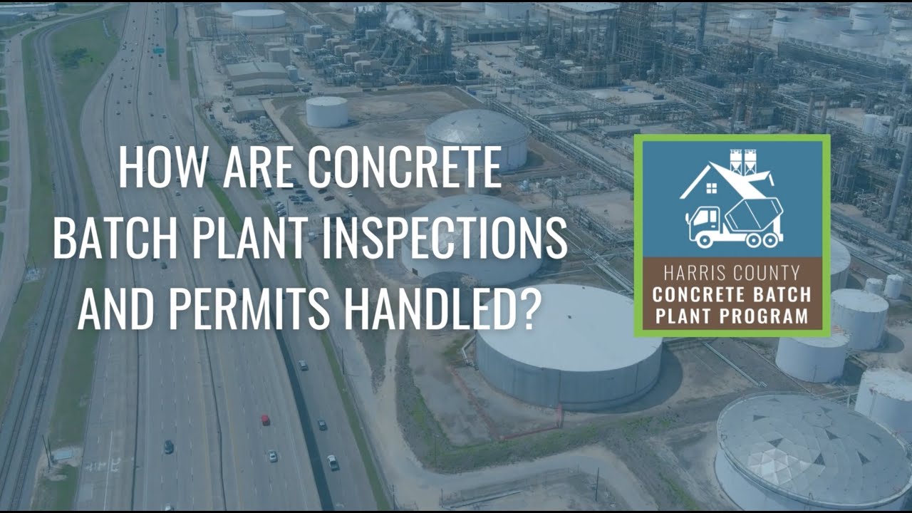 How are Concrete Batch Plant Inspections and Permits Handled