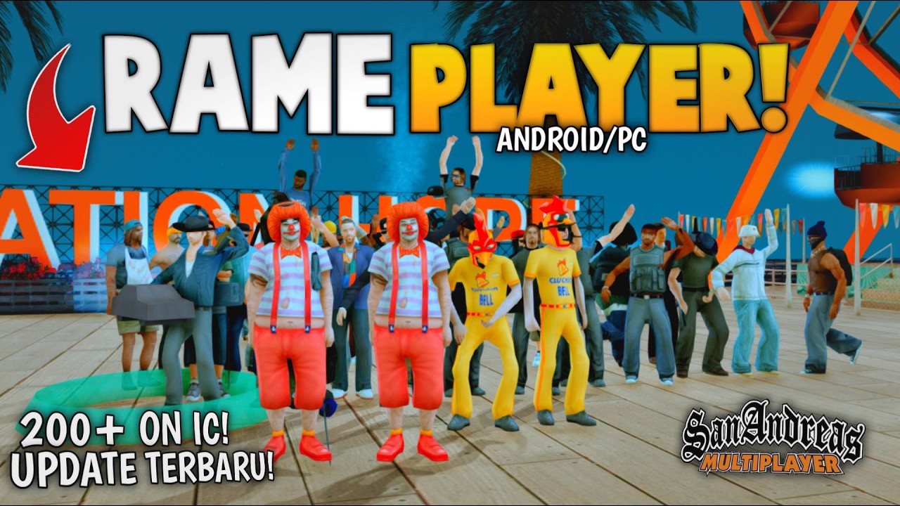 GTA SAMP ANDROID SERVER LATEST UPDATE, LOTS OF PLAYERS!! REVIEW OF GTA SAMP ROLEPLAY SERVER INDON...