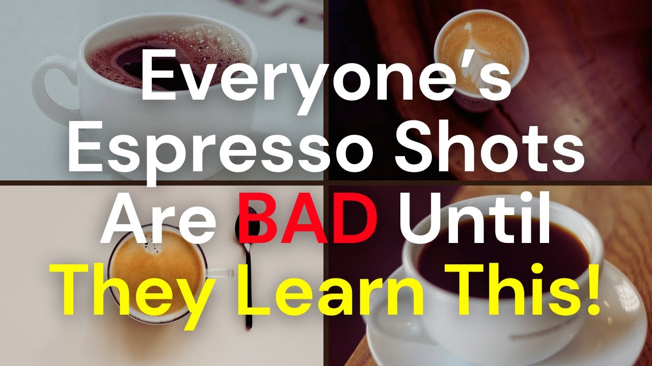 Your Espresso Tastes Terrible… Here’s Why No One Tells You