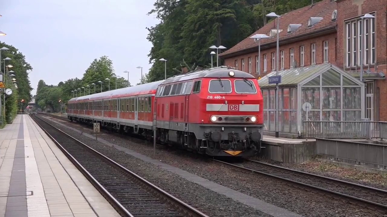 Baureihe 218 auf der Strecke Kiel-Lübeck 2014-2016