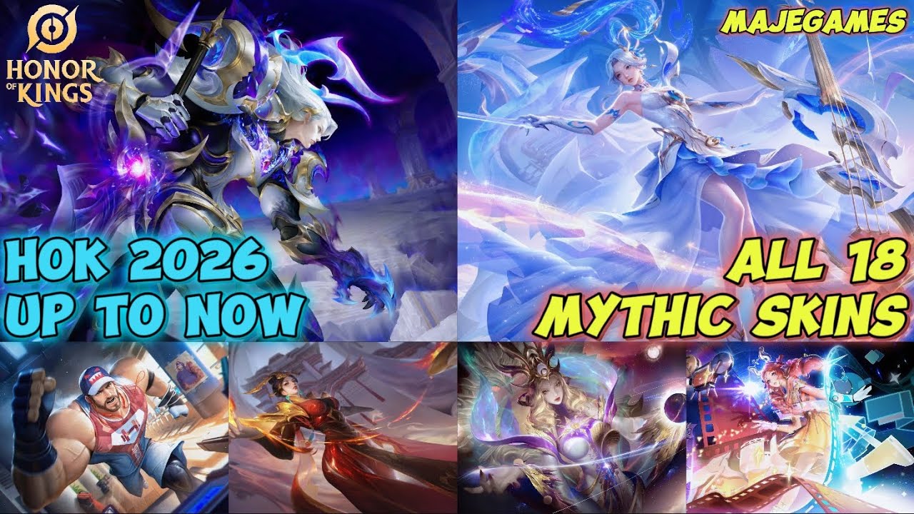 ALL 18 MYTHIC Skins (Updated to 2026) | HOK Highest Tier Skins | Honor of Kings