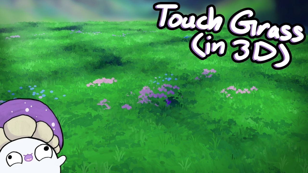 Creating Ghibli Grass in Blender | Procedural Anime Shader | Comfee Mug Breakdown