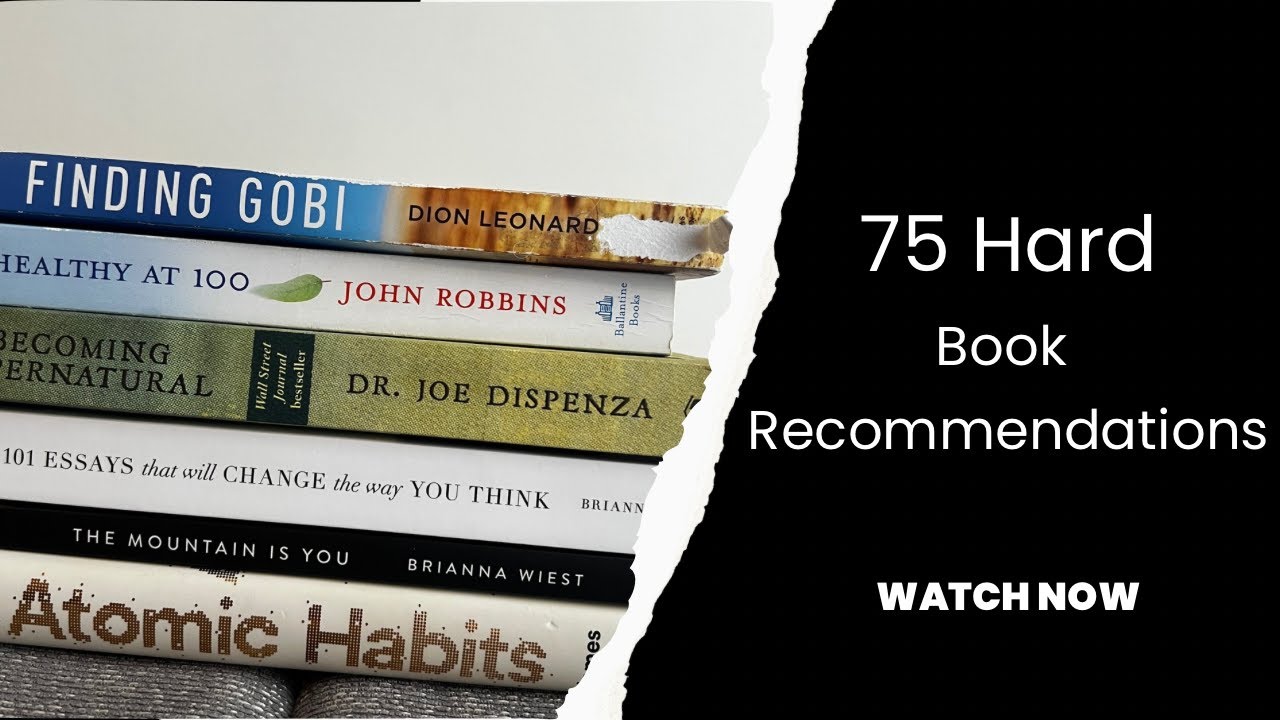 75 Hard Book Recommendations.  Non Fiction, Personal Development