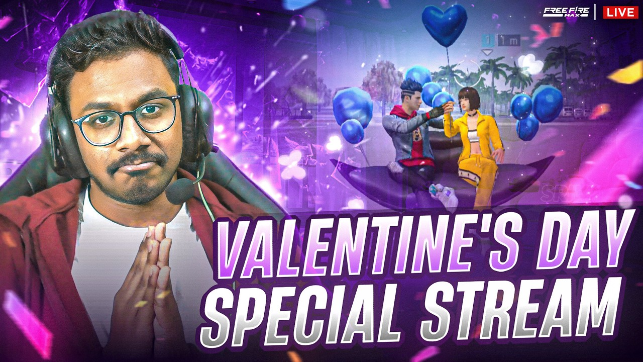 Valentine’s Day Special Live! ❤️ Free Fire MAX Rush Gameplay 🎮 | Lucky Gaming
