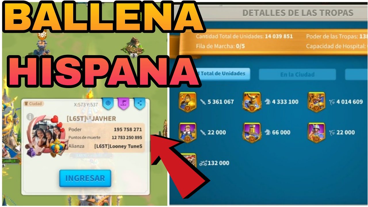 ENTRO A UNA CUENTA DE 200 MILLONES DE PODER | RISE OF KINGDOMS ESPAÑOL