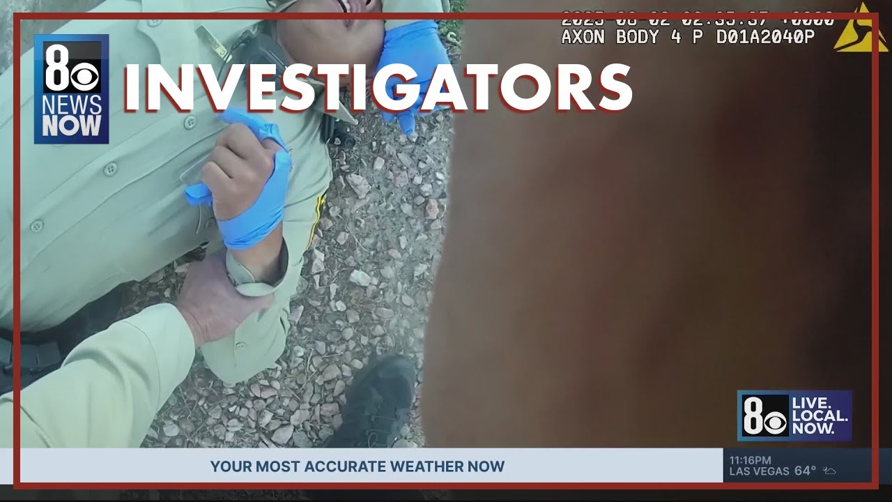 New video shows moment Las Vegas police officer dragged by car after responding to shoplifting call