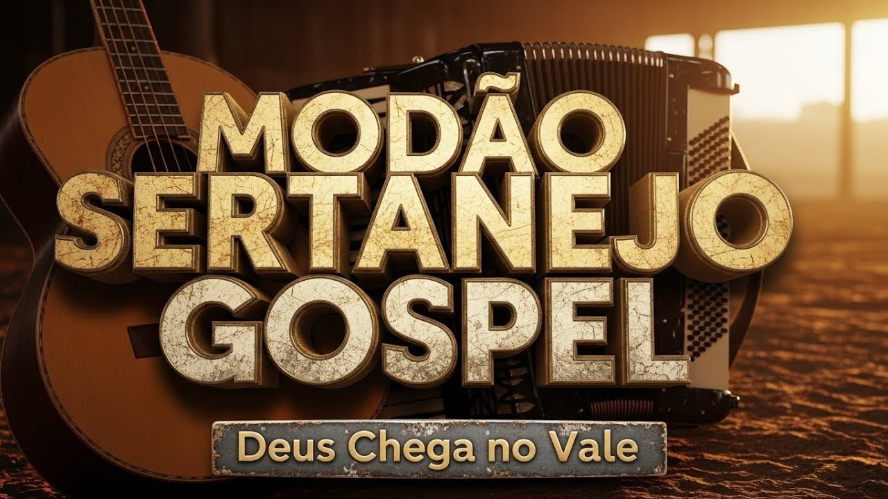 MOD&Atilde;O SERTANEJO GOSPEL &mdash; Deus Chega no Vale | Louvores Para Quem N&atilde;o Vai Desistir no Deserto