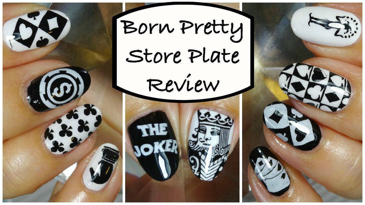 Trump Card トランプ | Born Pretty Store Review #5 Nail Stamping  ネイルスタンピング