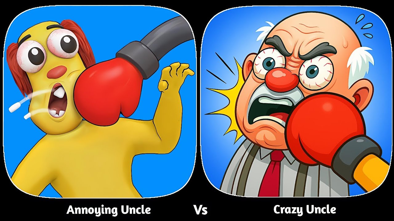 Annoying Uncle Vs  Crazy Uncle - Android Gameplay Walkthrough 