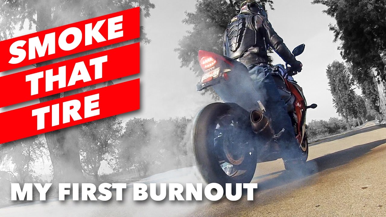 Rolling burnout on a bike - How To